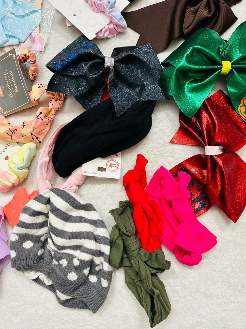 Lot of Cute Girl’s Baby Toddler Headbands & Bows Multi-Color Variety